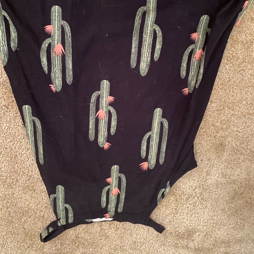 Cactus long tank top